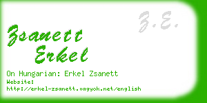 zsanett erkel business card